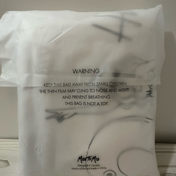 White Honeymoon Canvas Beach Tote - Picture 2 of 2